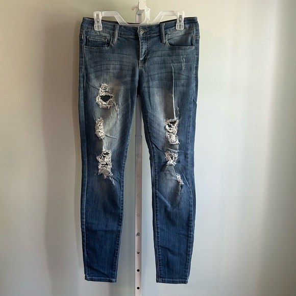 Cello Jeans Distressed Skinny Jeans - Picture 1 of 4